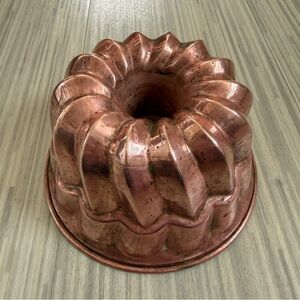 Vintage Copper Bundt Pan